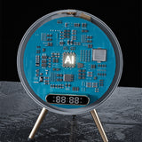 2023 New Multi -function LED Mirror Alarm Clock Wireless Charger Digital Clock Time USB Table Clock