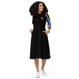 XCII long sleeve midi dress