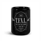 T.F.N.L Black Glossy Mug