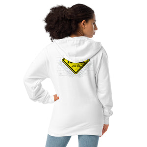 A.P.M Unisex fleece zip up hoodie